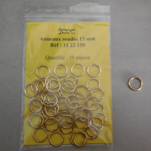 50 Anneaux soudés 11/13 mm