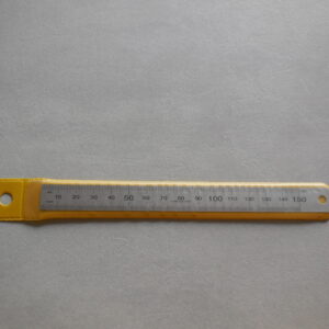Réglet acier 15 cm de coupe.
